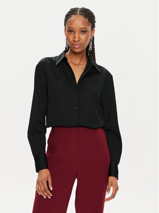 Calvin Klein Calvin Klein Košeľa K20K207584 Čierna Relaxed Fit