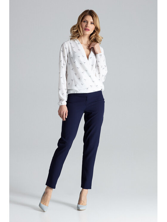 FIGL FIGL Blúzka M371 Écru Regular Fit