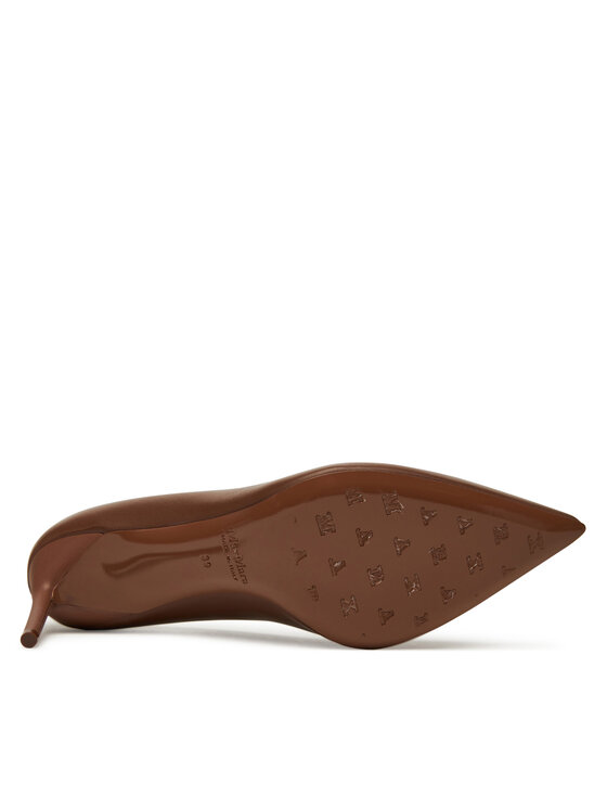 Max Mara Max Mara Pantofi cu toc subțire Phyllis 2524526191600 Maro