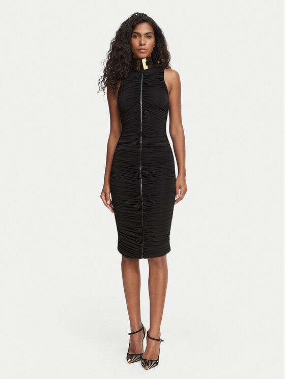 Elisabetta Franchi Elisabetta Franchi Коктейльна сукня AB-036-67E2-V700 Чорний Fitted Fit