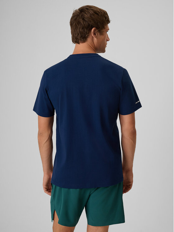 4F 4F T-Shirt COMMERCIAL Granatowy Regular Fit