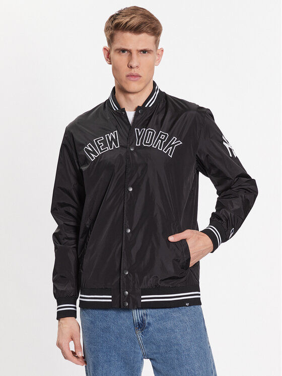 47 Brand Bomber Jakna New York Yankees Wordmark 47 Drift Track Jacket Črna Regular Fit