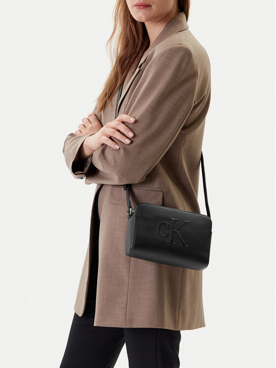 Calvin Klein Jeans Calvin Klein Jeans Τσάντα Sculpted Ew Camera Bag LV04K3036G Μαύρο