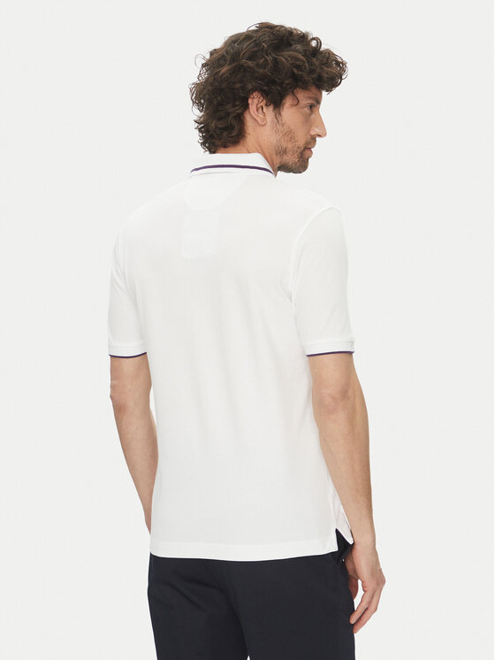 La Martina La Martina Polo Yeshayahu MAP320 PK001 Biały Regular Fit