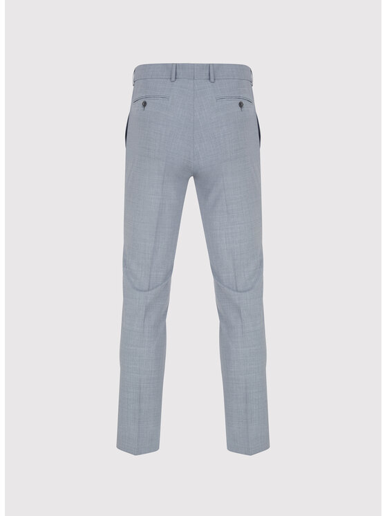 Pako Lorente Pako Lorente Spodnie garniturowe P25WF-6G-004 Szary Super Slim Fit