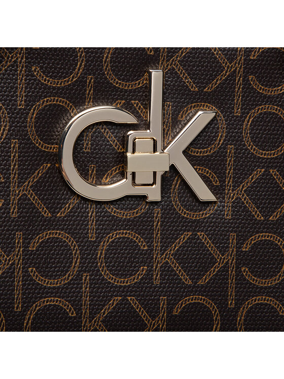 Borsetta Tote Md Monogram Mix K60K608314 Marrone