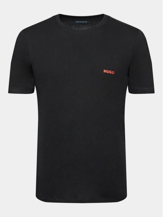 HUGO Hugo Súprava 3 tričiek 50493972 Čierna Regular Fit