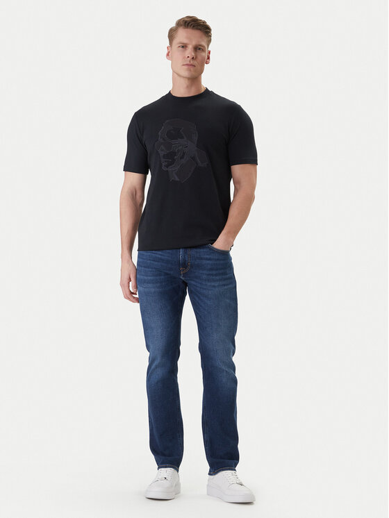 KARL LAGERFELD KARL LAGERFELD Póló 755036 562221 Sötétkék Loose Fit
