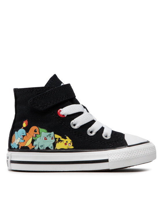Converse Converse Tornacipő POKEMON Chuck Taylor All Star Hi A01229C Fekete