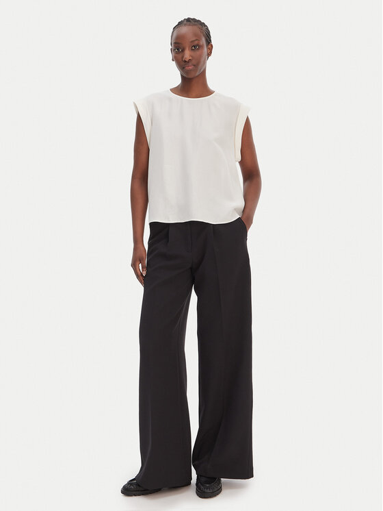 BOSS BOSS Blúz C_Irnette 50543548 Ekru Regular Fit