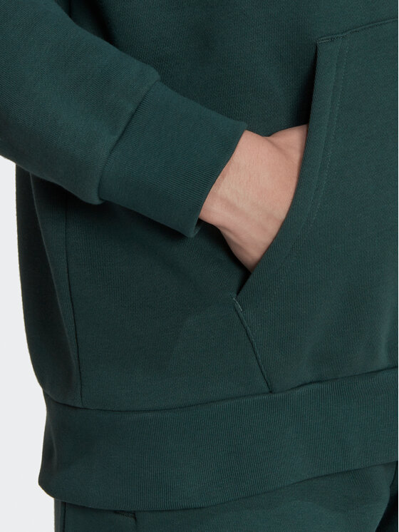 Adidas green trefoil hoodie clearance