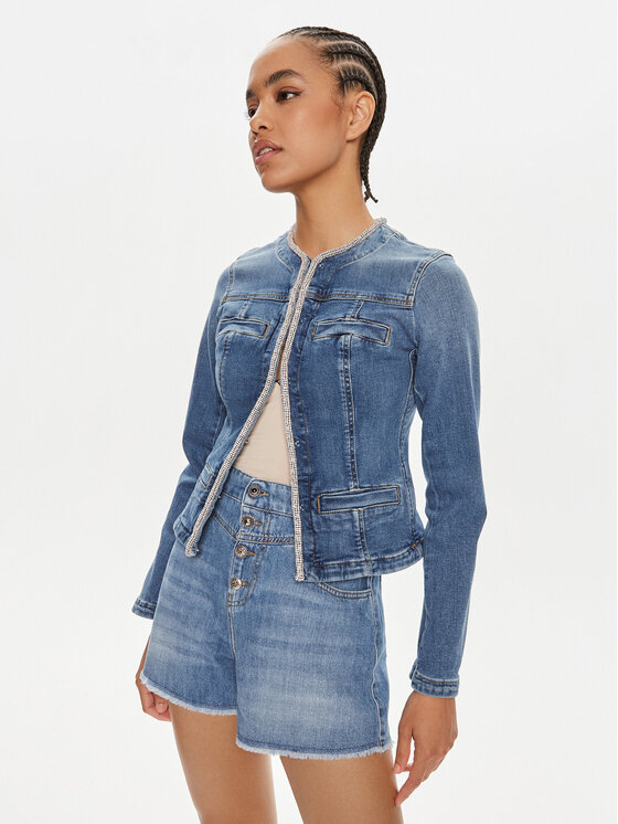 Liu Jo Liu Jo Τζιν μπουφάν UA4196 D4448 Μπλε Regular Fit