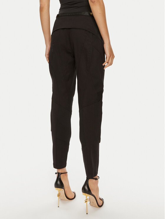 PINKO Pinko Hlače Prometeo 103147 A1MX Crna Regular Fit