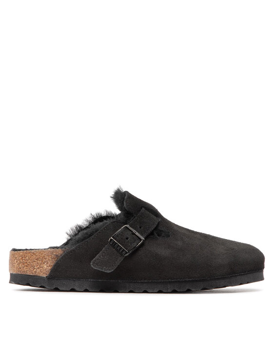 Birkenstock Birkenstock Papuče Boston Vl/Shearling 0259883 Crna