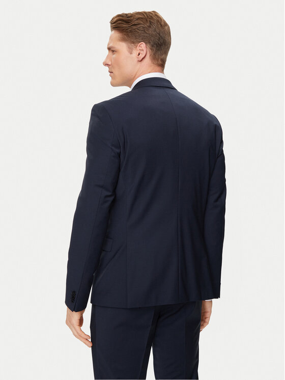 HUGO Hugo Oblek 50450994 Tmavomodrá Extra Slim Fit
