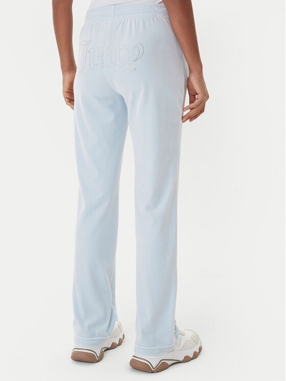 Juicy Couture Juicy Couture Pantaloni da tuta Tina JCWBJ225307 Celeste Regular Fit