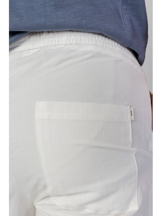 Liu Jo Liu Jo Pantalone da abito LINO DUBLIN Bianco Regular Fit