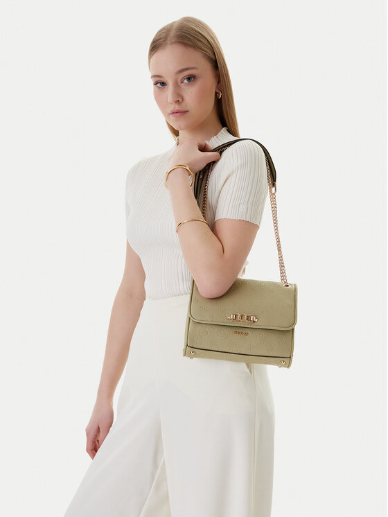 Guess Guess Geantă Anise HWPD99 16210 Verde
