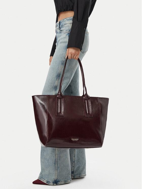 Nine West Nine West Дамска чанта CEO-LUXE ATELIER-LA374-5674 Бордо