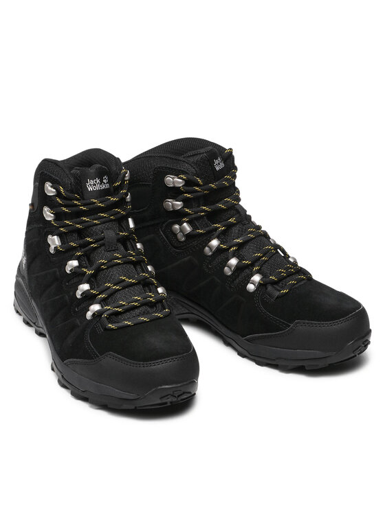Jack Wolfskin Jack Wolfskin Trekkingi Refugio Texapore Mid M 4049841 Czarny