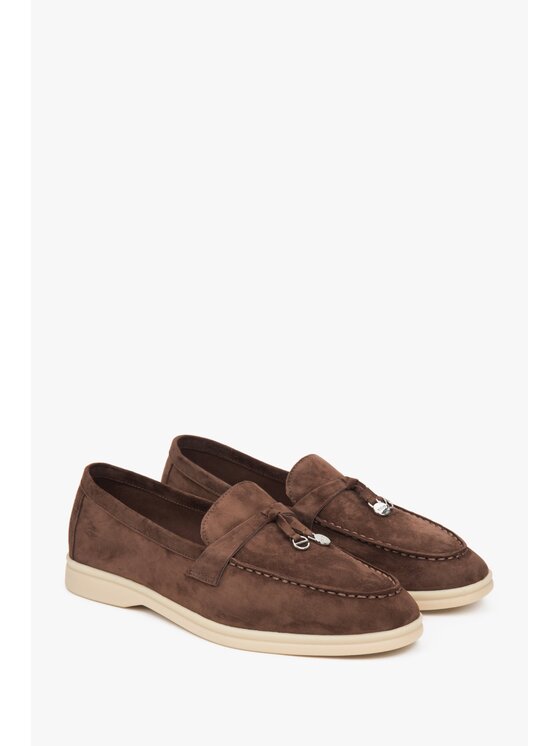 Estro Estro Μοκασίνια ER00113569 Καφέ