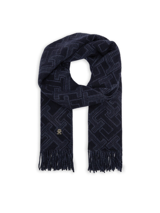 Tommy Hilfiger Tommy Hilfiger Šal AW0AW16650 Mornarsko modra