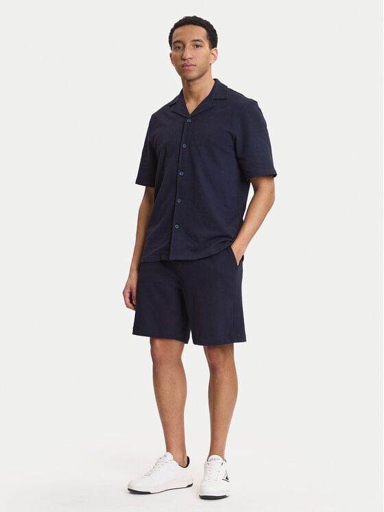 Guess Guess Sporta šorti M6GD16 K3088 Tumši zils Regular Fit