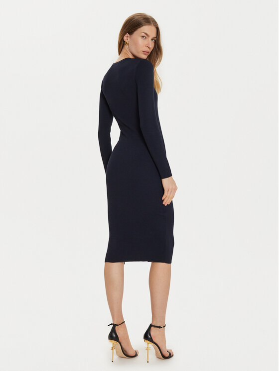 Morgan Morgan Kootud kleit 242-RMBLUE Tumesinine Slim Fit