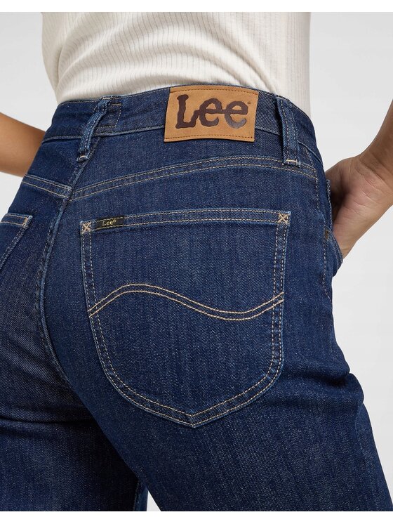 Lee Lee Jeansy Carol Niebieski Mom Fit