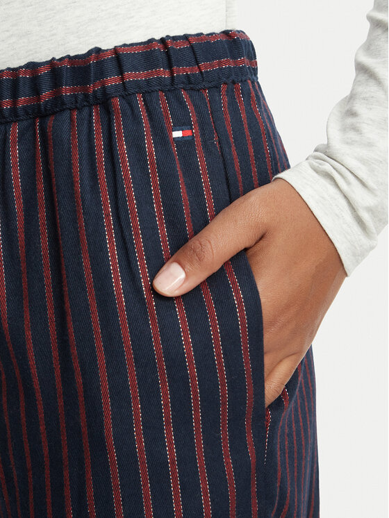 Tommy Hilfiger Tommy Hilfiger Pyžamo UW0UW06605 Světle šedá Regular Fit