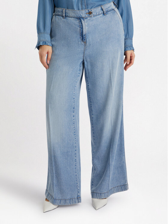 Fiorella Rubino Fiorella Rubino Jeans P559T104790N004 Turchese Over Fit