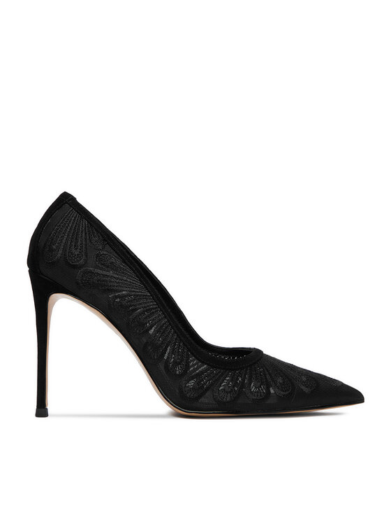 Eva Minge Eva Minge Pantofi cu toc subțire EO-OCEAN-LT382-10 Negru