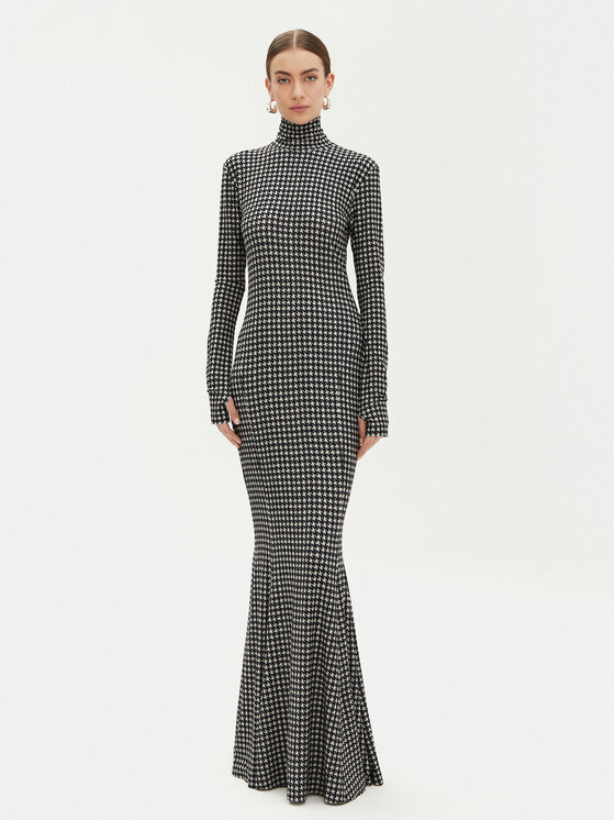 NORMA KAMALI NORMA KAMALI Večernja haljina KK3243PL251657 Siva Slim Fit