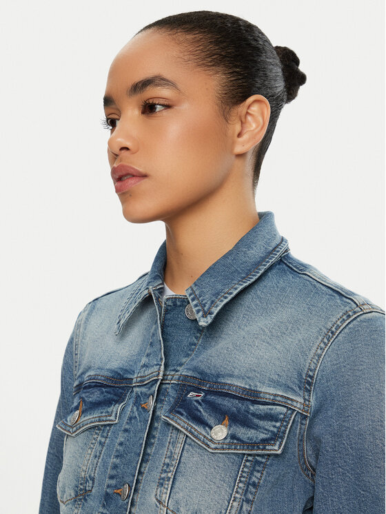 Tommy Jeans Tommy Jeans Jeansjacke Classic DW0DW19858 Blau Regular Fit
