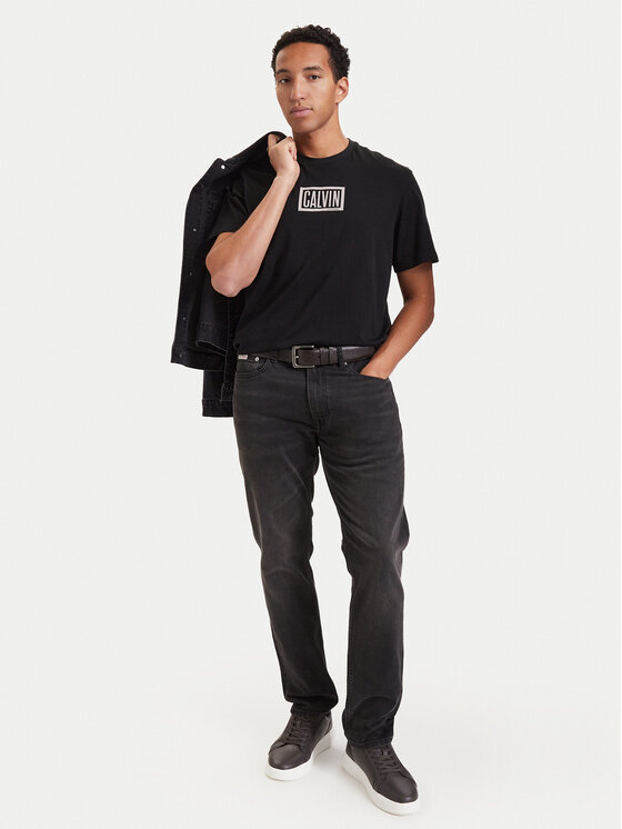 Calvin Klein Jeans Calvin Klein Jeans T-Shirt Boxed Graphic LV04RH818G Czarny Regular Fit