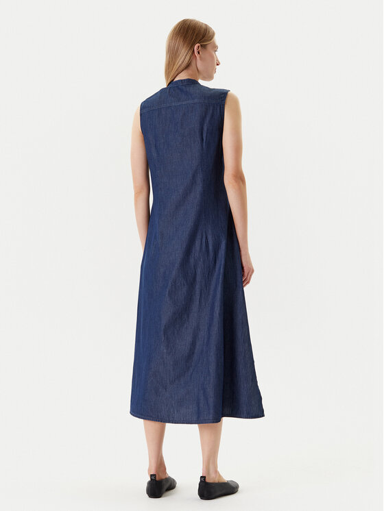 United Colors Of Benetton United Colors Of Benetton Rochie de zi 44KCDV0BH Bleumarin Regular Fit