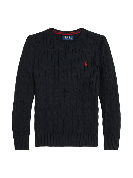 Polo Ralph Lauren Sweter 323702674061 Czarny Regular Fit