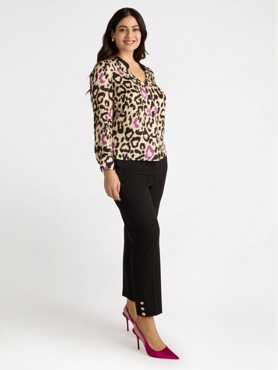 Fiorella Rubino Fiorella Rubino Spodnie materiałowe P126L002048N033 Czarny Slim Fit