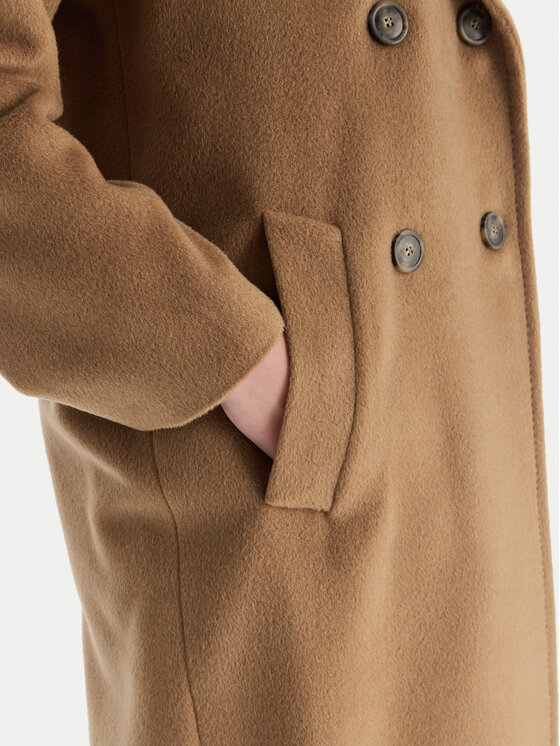 Weekend Max Mara Weekend Max Mara Palton de lână Zufolo 2525016092 Maro Regular Fit