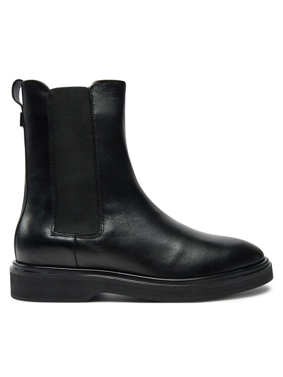 Calvin Klein Calvin Klein Kotníková obuv s elastickým prvkem HW0HW02180 Černá