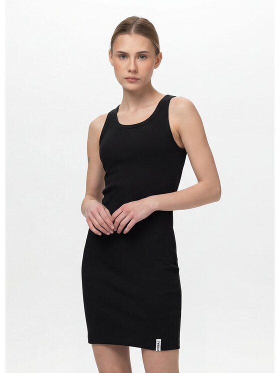 PITBULL PITBULL Sukienka codzienna LAYLA Czarny Slim Fit