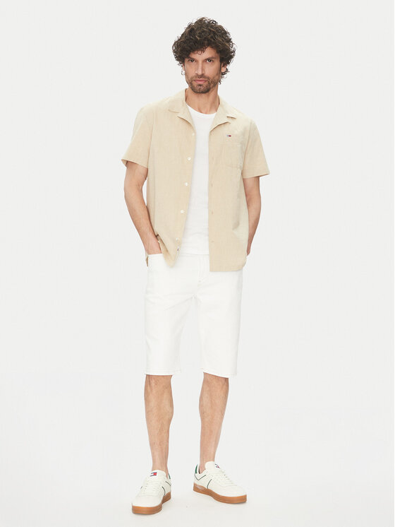 Tommy Jeans Tommy Jeans Camicia DM0DM20895 Beige Regular Fit