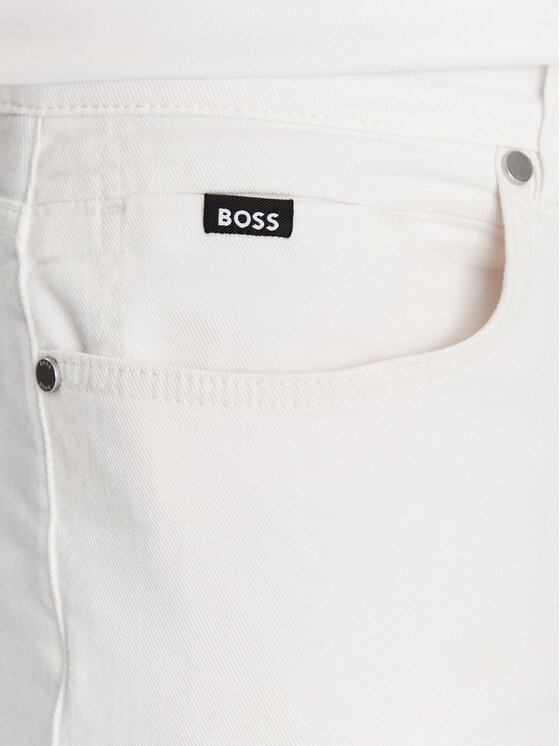BOSS BOSS Blugi H-Delaware 50540492 Alb Slim Fit