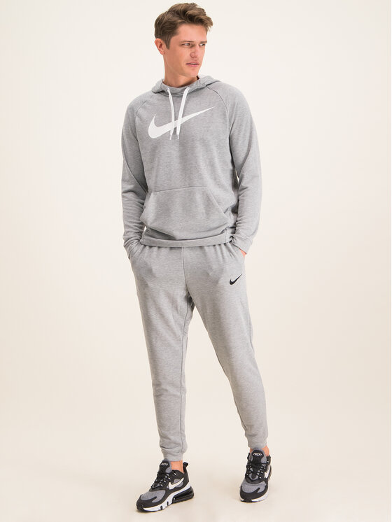 Nike Nike Bluza Dry Hoodie 885818 Szary Standard Fit