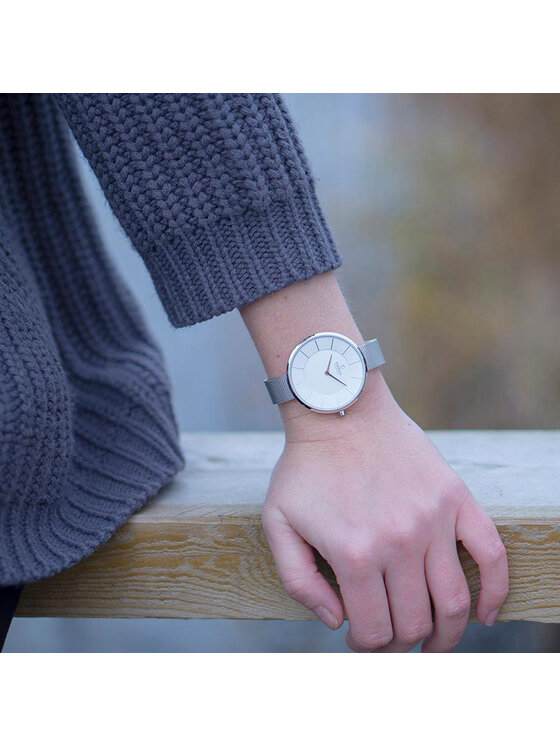 Obaku Obaku Hodinky V185LXCIMC Strieborná