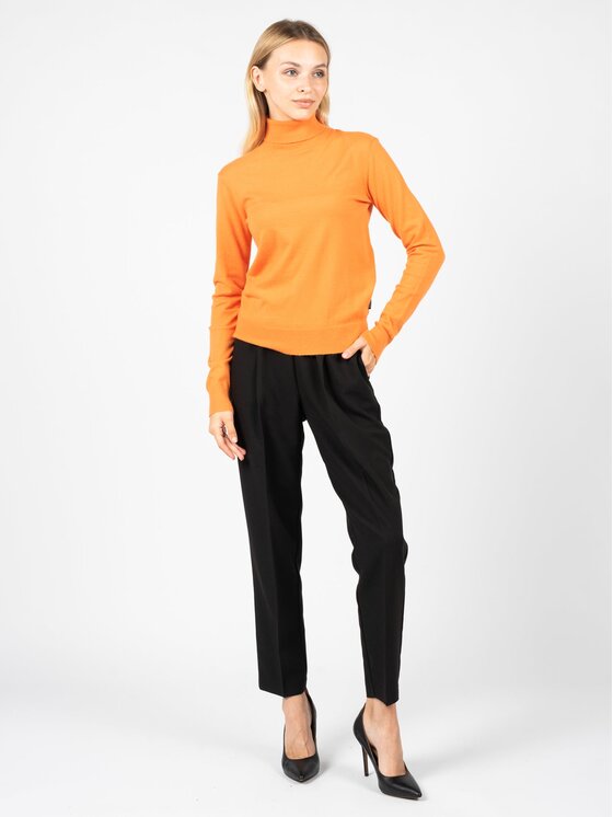 Silvian Heach Silvian Heach Sweter PGA22144LU | Nunteg Pomarańczowy Slim Fit