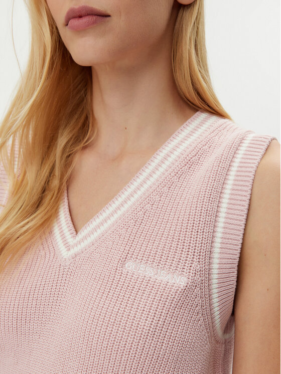 Guess Jeans Guess Jeans Megztinis W5GR02 Z3HM1 Rožinė Regular Fit