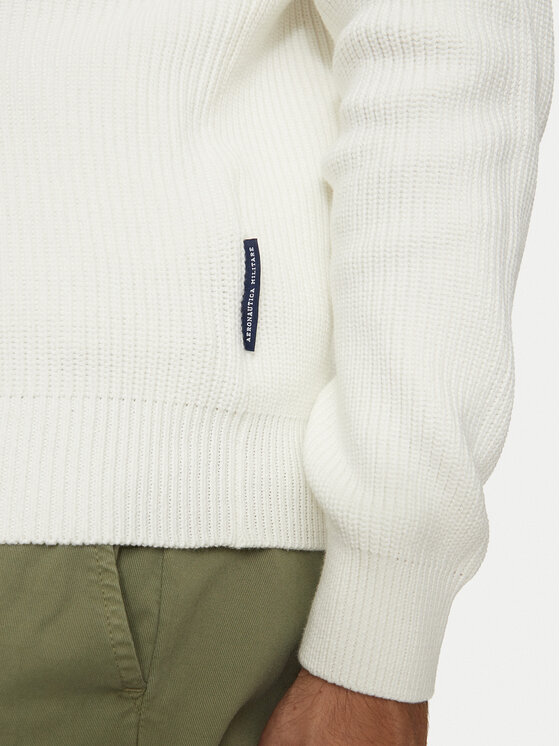 Aeronautica Militare Aeronautica Militare Maglione 242MA1508L529 Bianco Regular Fit