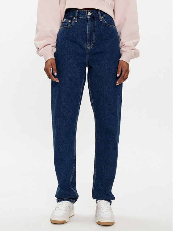 Calvin Klein Jeans Blugi Authentic J20J222748 Bleumarin Slim Fit