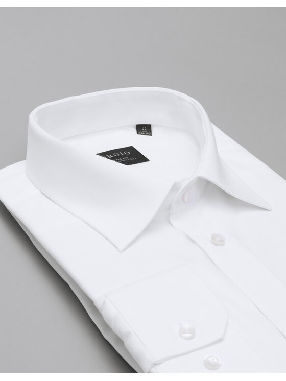 Borgio Borgio Koszula lavello 00514 Biały Classic Fit